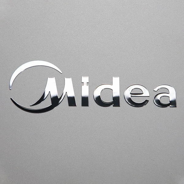 Pemindahan Logo Nikel 3D Emas Nipis Nipis Tersuai Label Huruf Metalik Pelekat Logam Kosmetik UV Pelekat Pelekat Chrome