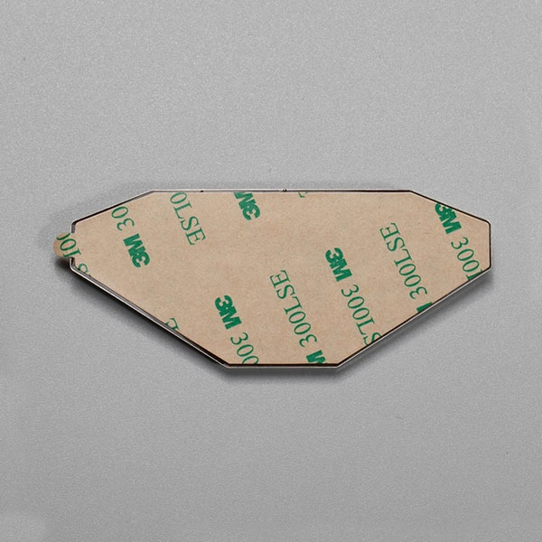 tersuai Logo 3d Timbul Label berkilat matt Metallic Stickers pembekal tanda China