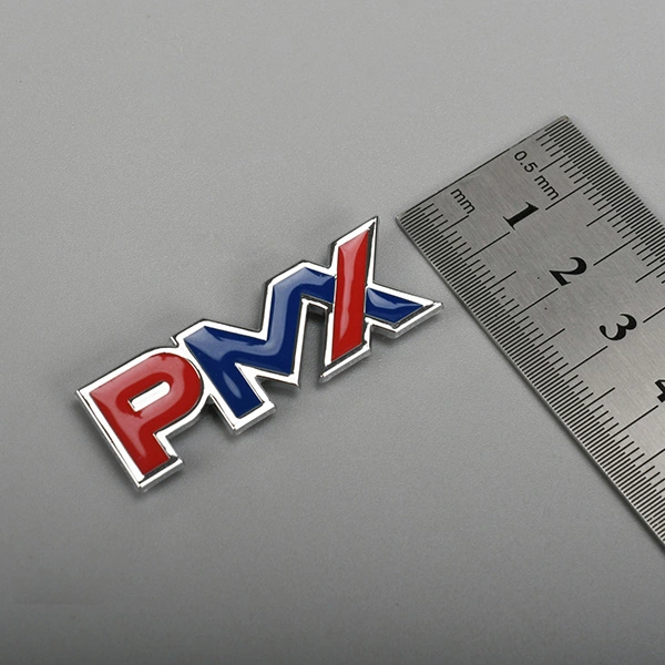 Pelekat Logo 3D Emblem Chrome