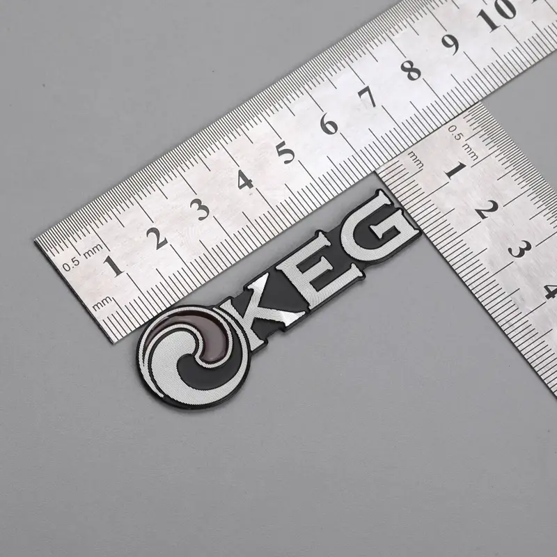 Label Aluminium 3D
