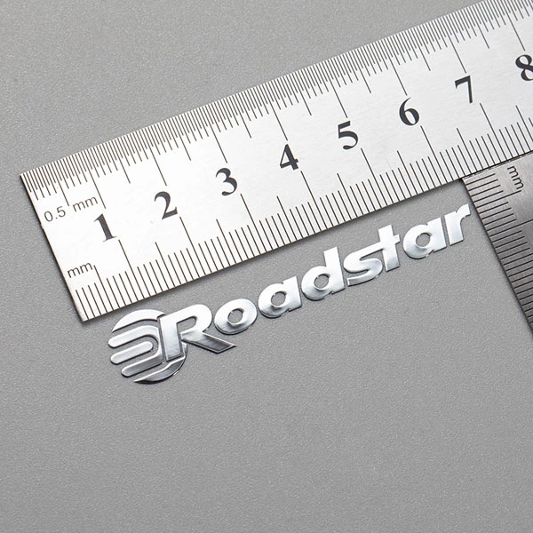 Label Logam Pemindahan Logo 3D