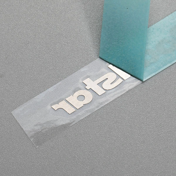 Label Logam Pemindahan Logo 3D