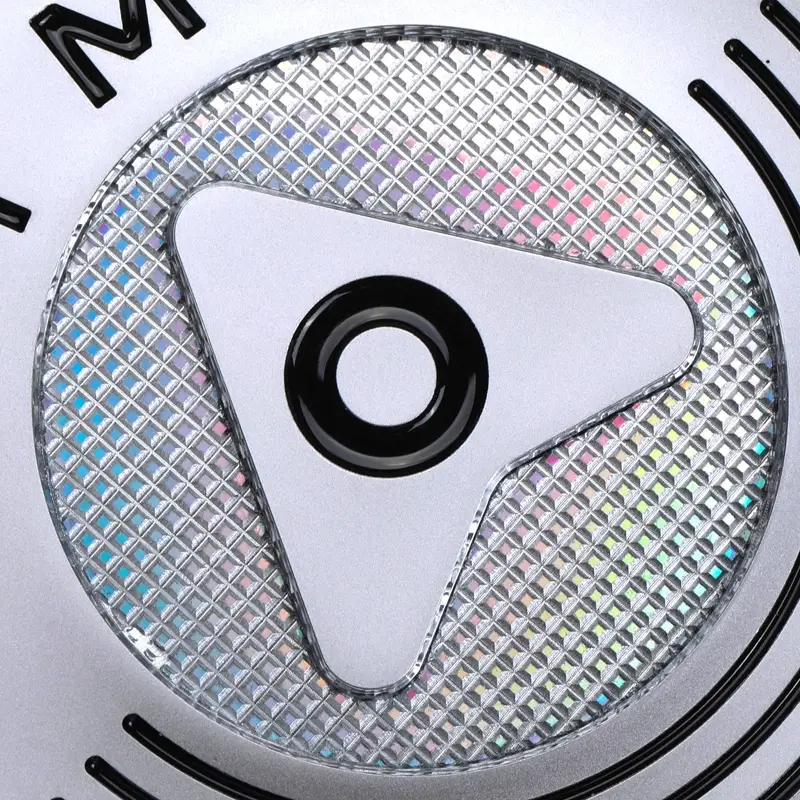 Logo Electroforming Tersuai Pelekat Chrome Nikel Logam 3D
