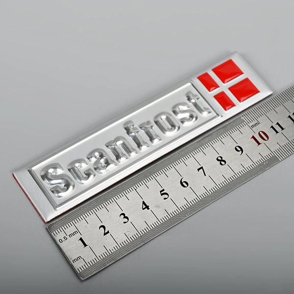 Label aluminium plat nama logam