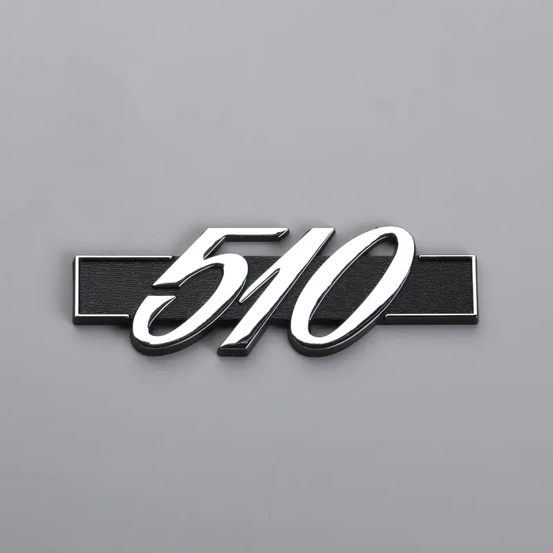 Label Lencana Logo Kereta 3D Lambang Chrome ABS