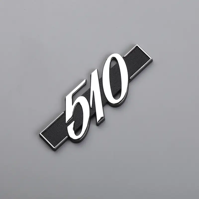 Label Lencana Logo Kereta 3D Lambang Chrome ABS
