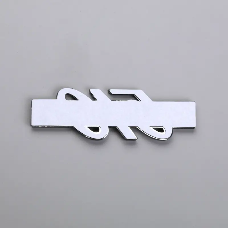 Label Lencana Logo Kereta 3D Lambang Chrome ABS