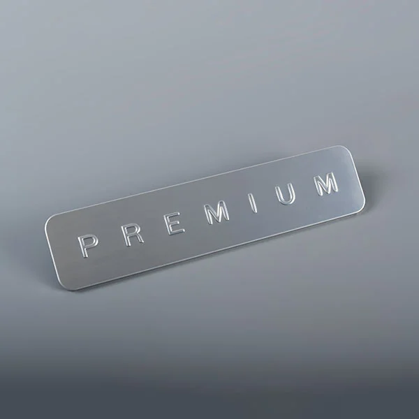 Label Aluminium bercetak jenama