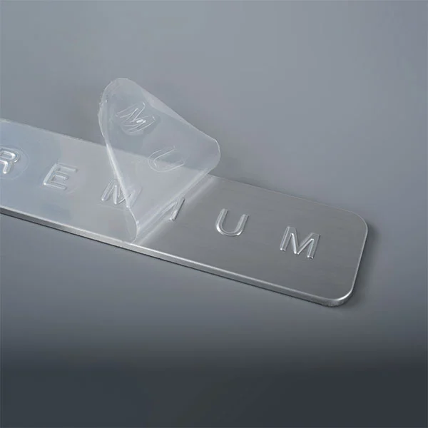 Label Aluminium bercetak jenama