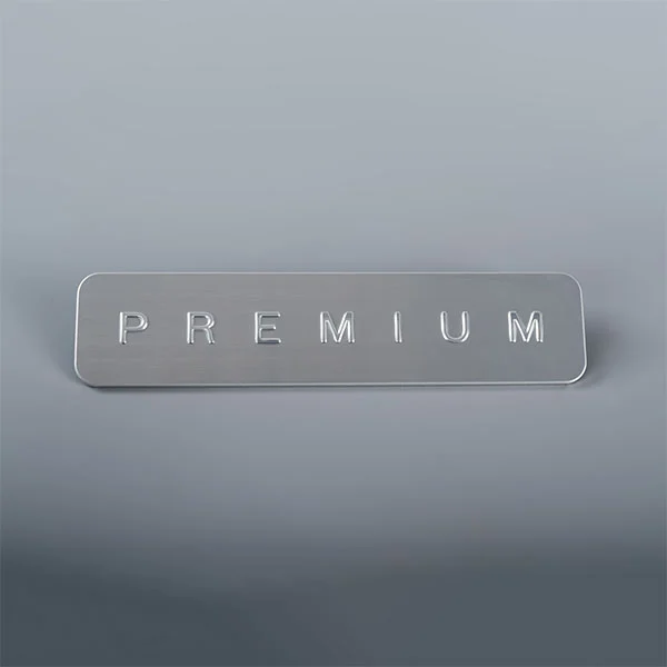 Label Aluminium bercetak jenama