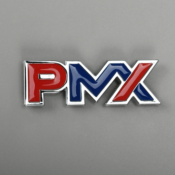 Pelekat Logo 3D Emblem Chrome