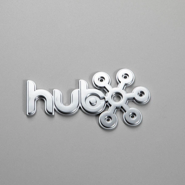 Label ABS Logo Chrome