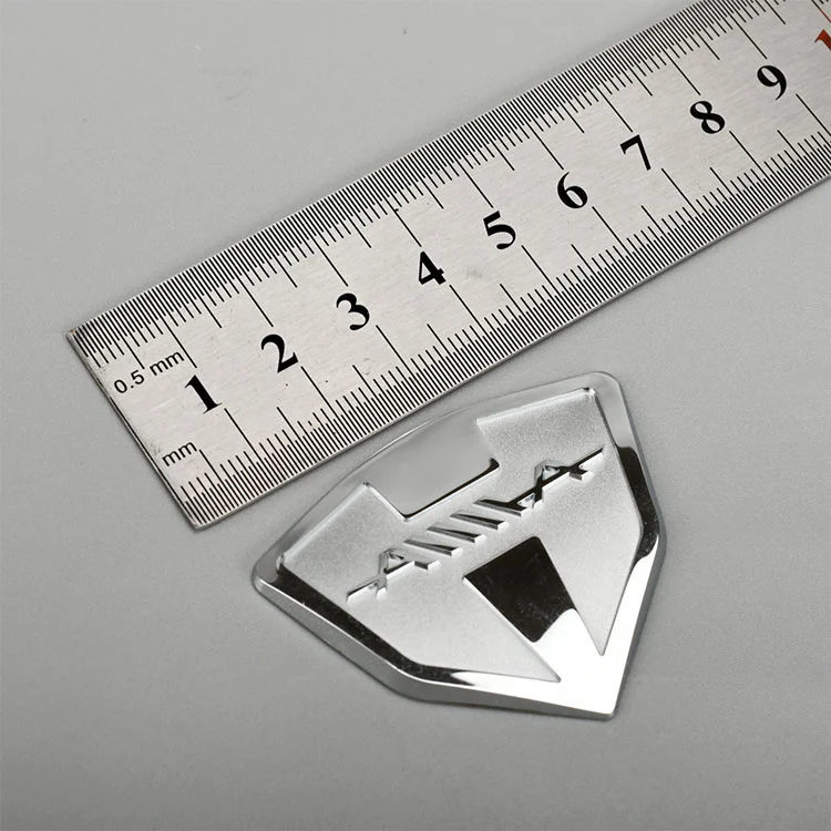 Pelekat label logo logam 3D elektroform