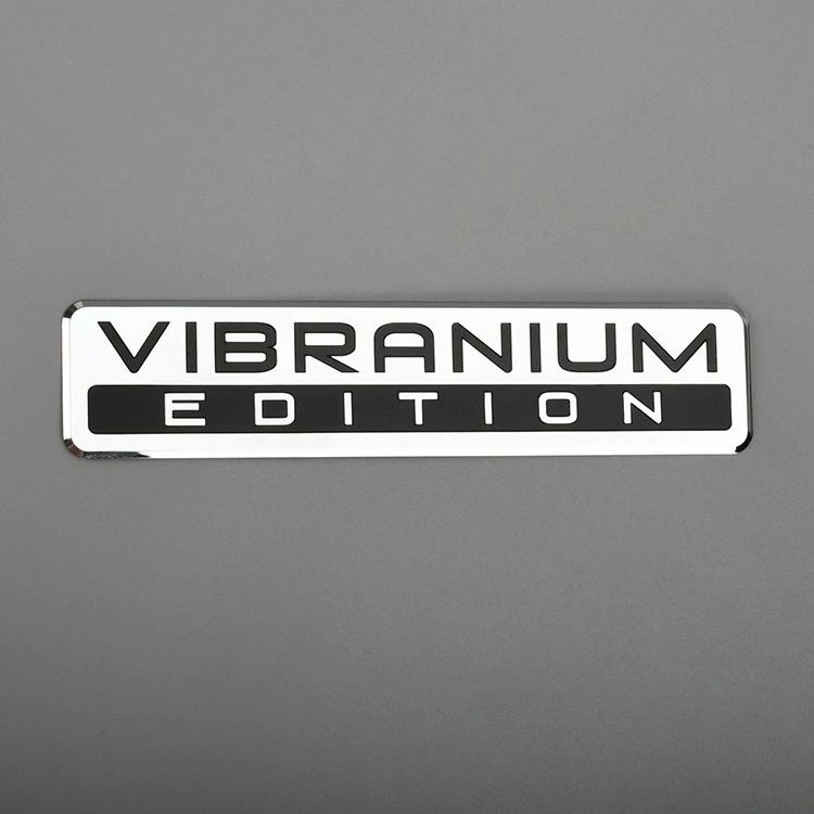 Pelekat logo nikel label logam elektroform