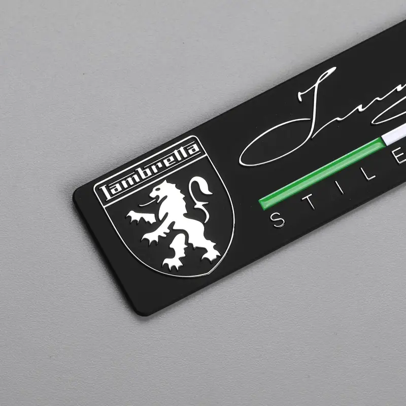 3d Metal Nickel Label