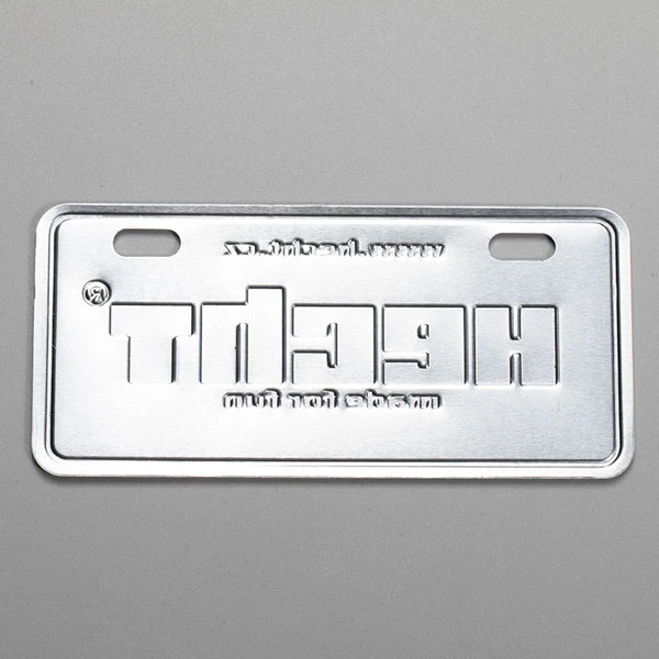 Plat Nama Logam Aluminium