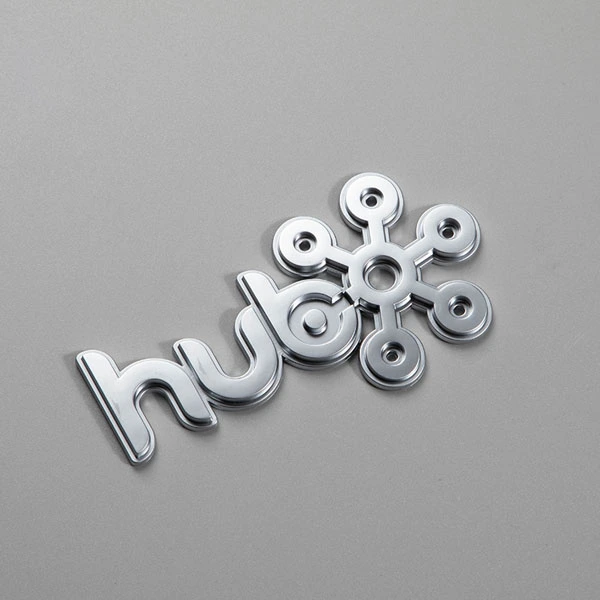 Label ABS Logo Chrome
