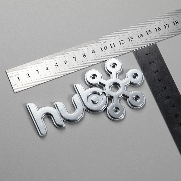 Label ABS Logo Chrome