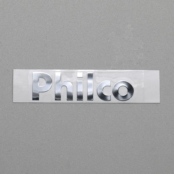 Electroforming Nameplate Sticker Chroming Label Untuk Blender