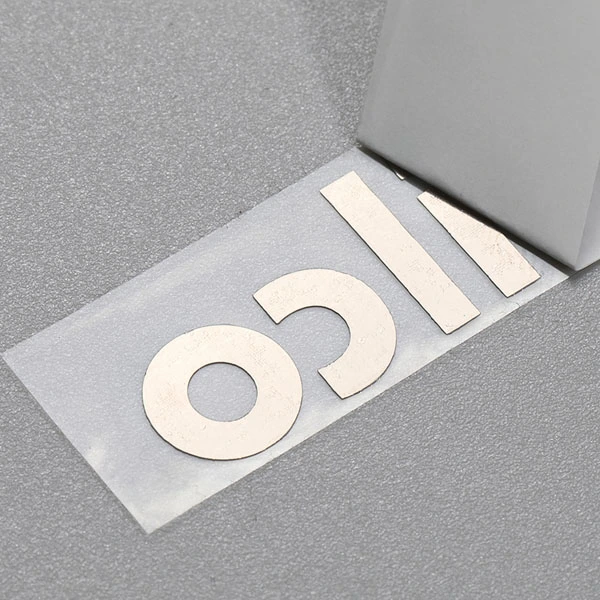 Electroforming Nameplate Sticker Chroming Label Untuk Blender