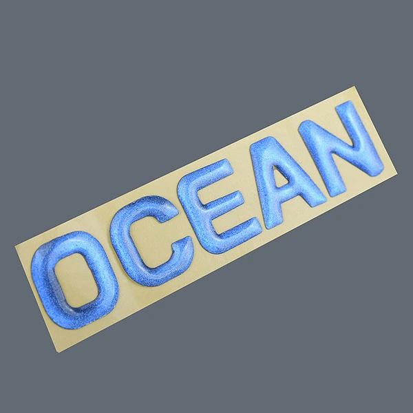 Pelekat Epoksi Logo Resin