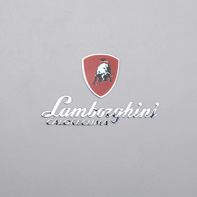 Metal Electroplating Sticker Mencetak Label Logo Berwarna-warni