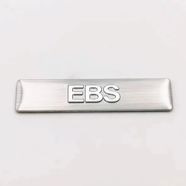 Logo Aluminium Plat Nama Logam