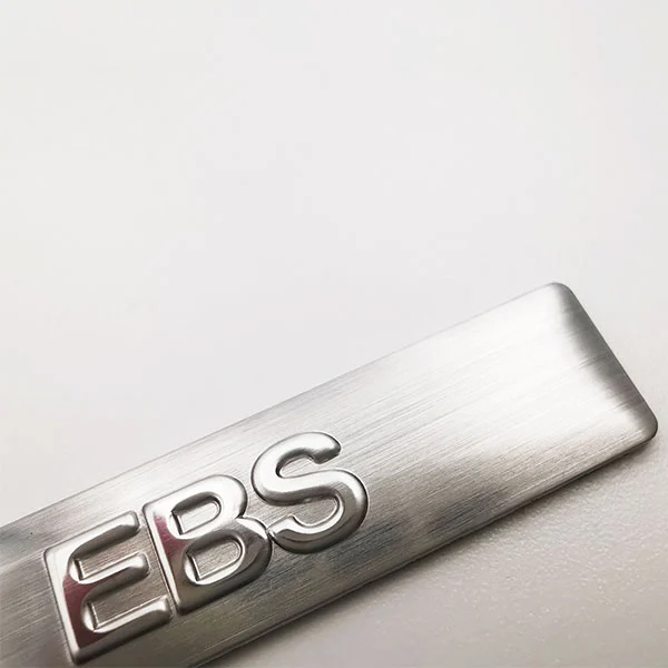 Logo Aluminium Plat Nama Logam