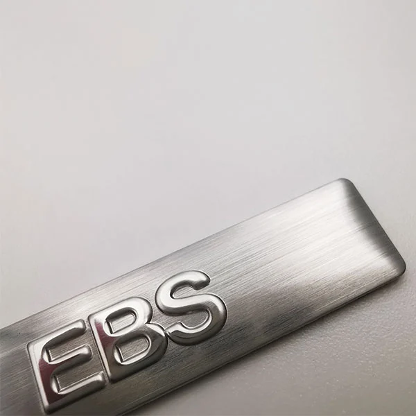 Logo Aluminium Plat Nama Logam