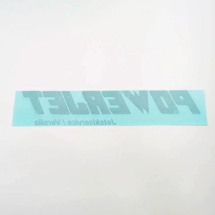 Pelekat label logo logam logam