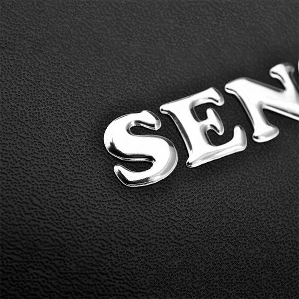 Nameplate Label Lembut 3D Embossed