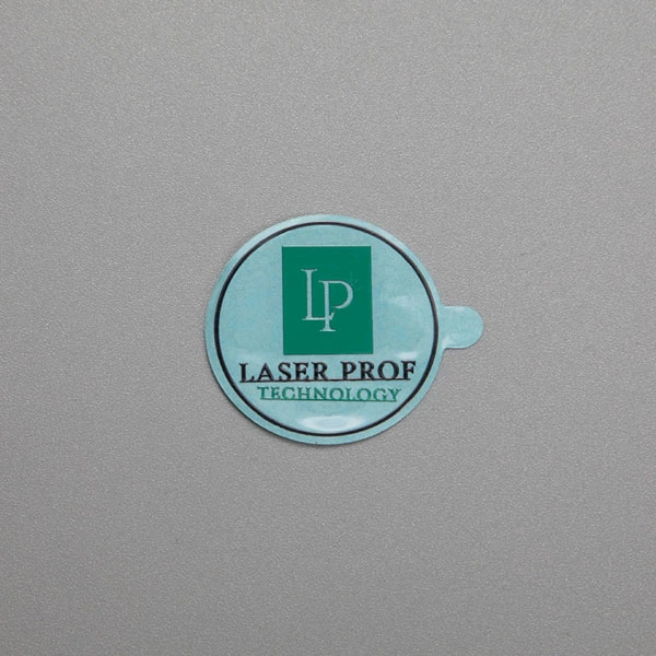 Pelekat Label Logam Logo Nikel