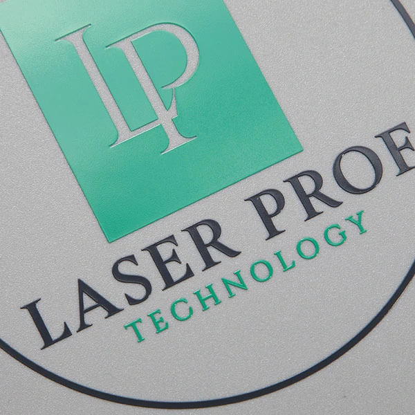 Pelekat Label Logam Logo Nikel
