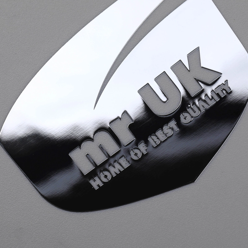 Logo Lambang Nipis Berkilat Chrome tersuai dengan pelekat 3M
