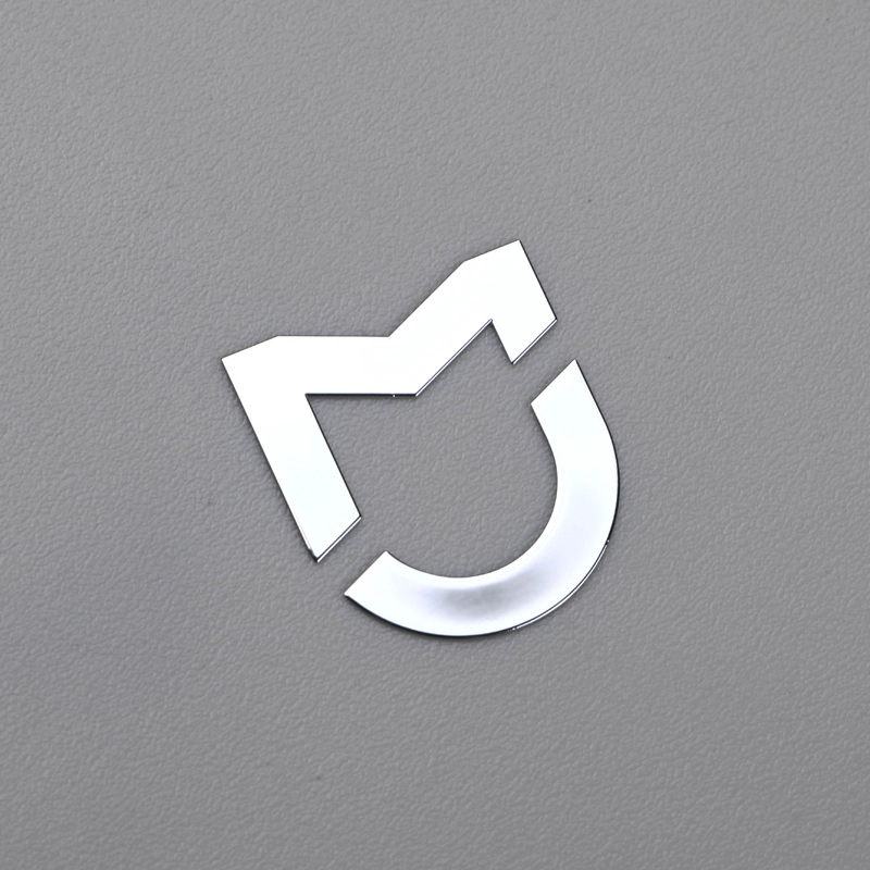 Lambang Nikel 3D Chroming Metal Sign untuk xiaomi