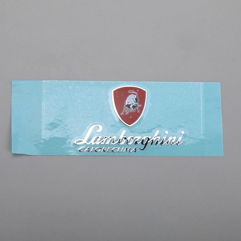 Metal Electroplating Sticker Mencetak Label Logo Berwarna-warni
