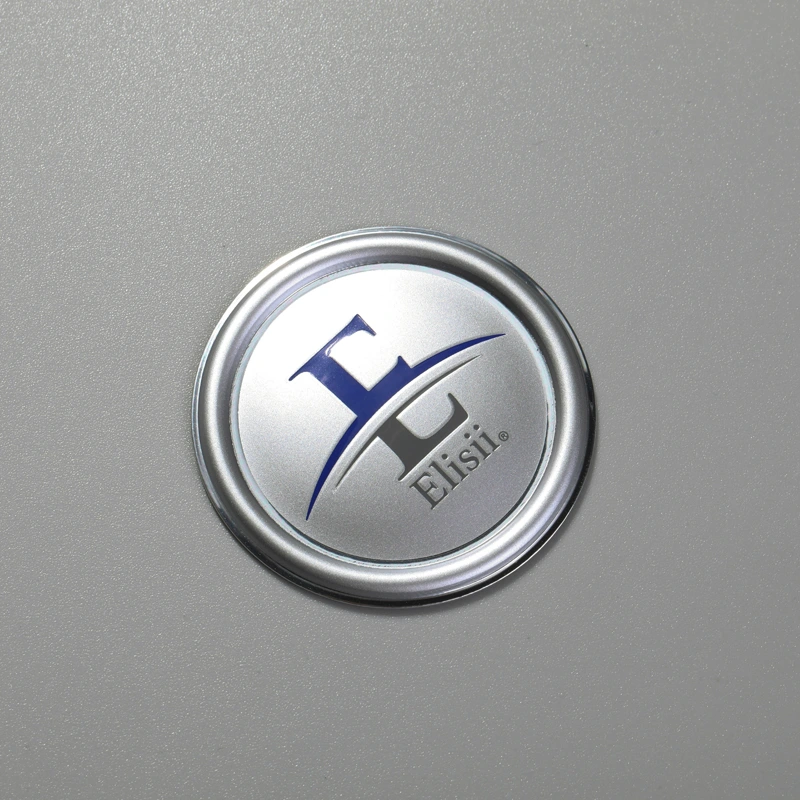Pelekat Timbul 3d Logo Tersuai Label Aluminium