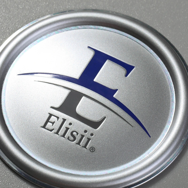 Pelekat Timbul 3d Logo Tersuai Label Aluminium