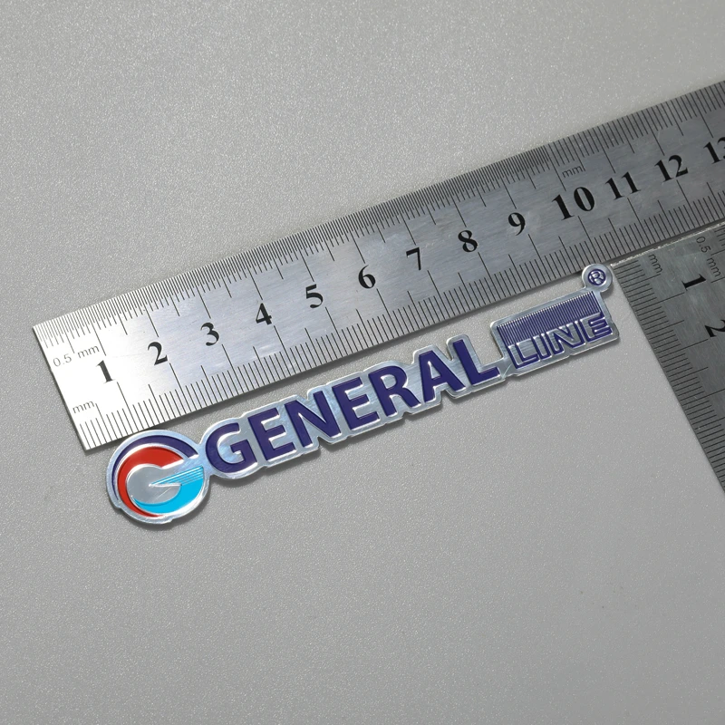 Plat Nama Logo Timbul Aluminium Untuk peti sejuk